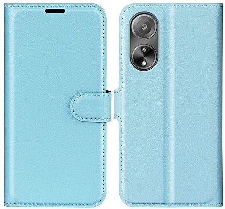Чехол книжка Lichee для OPPO A98 5G голубой, фото 1