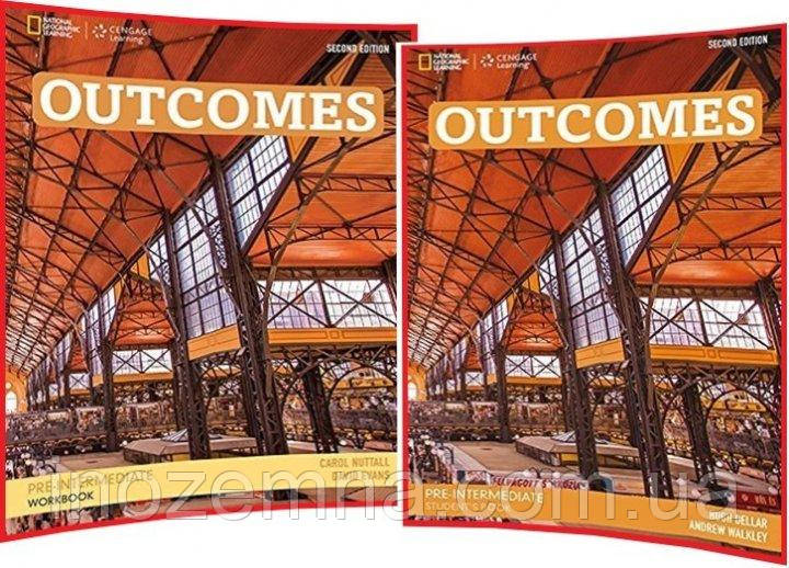 Outcomes 2nd Edition Pre-Intermediate Student's Book + Workbook (комплект), фото 1