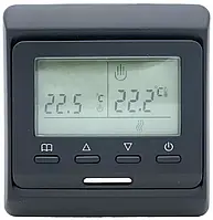 Терморегулятор программируемый In-Therm Е51 для теплого пола ( Чорный мат)