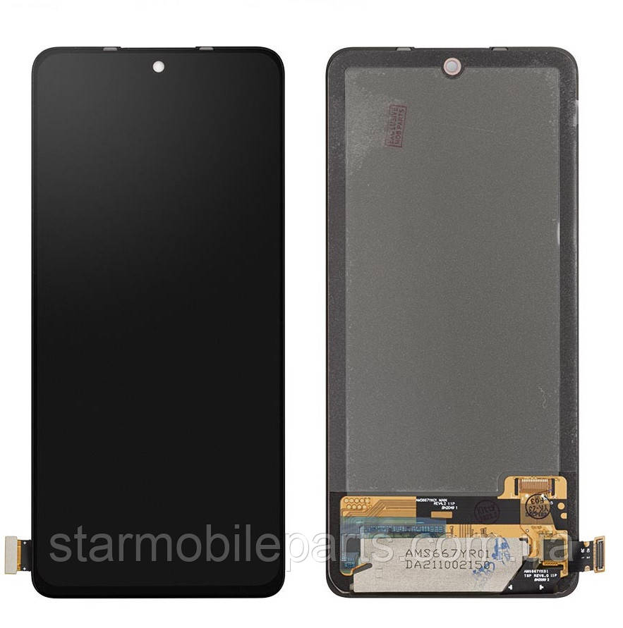 Дисплей Xiaomi Redmi Note 11 Pro 4G l 2201116TG l 2201116T + сенсор чорний OLED | модуль, фото 1