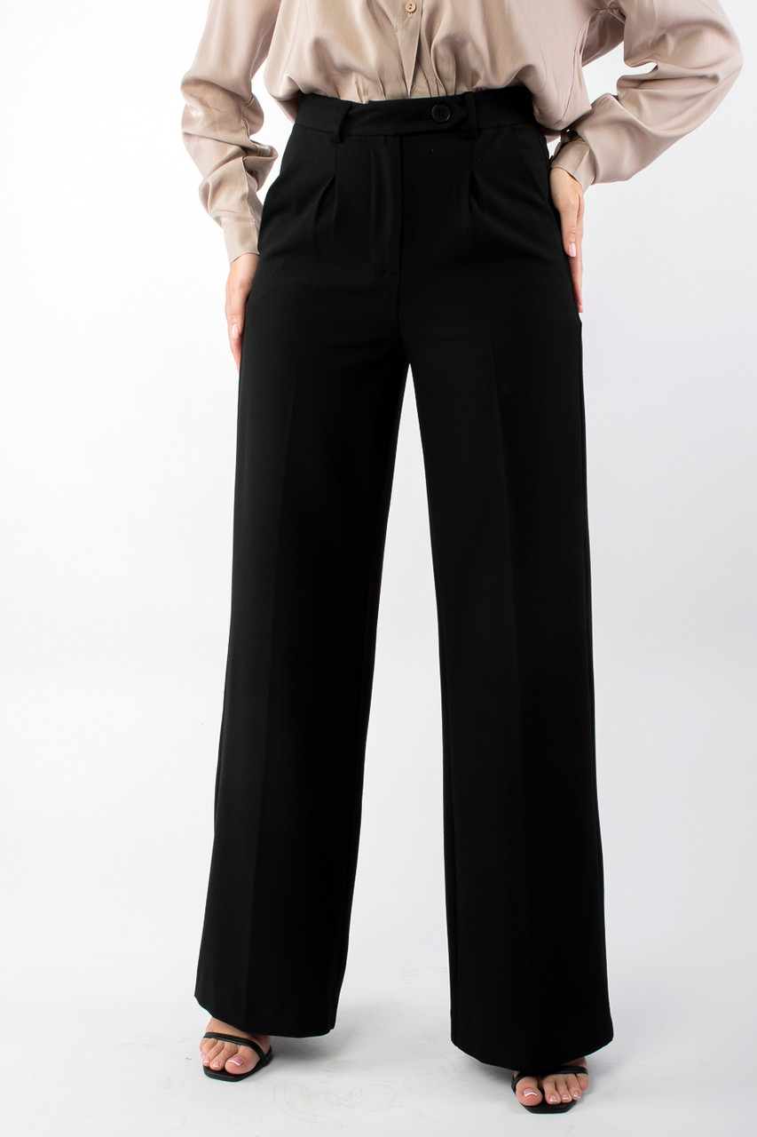 Брюки палаццо класичні чорні 5140 (2000000110912), фото 1