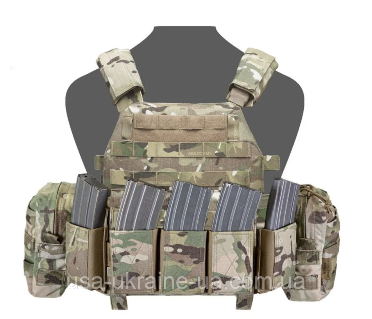 Плитоноска Warrior DCS TEMP включає 5 підсумків, 2 утилітарних, фото 1