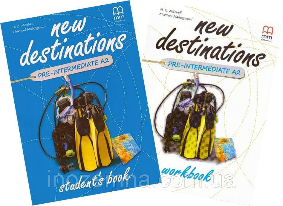 New Destinations Pre-Intermediate A2 Student's Book + Workbook (комплект), фото 1
