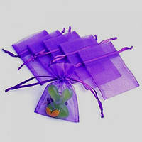 Мешочек из органзы 7х9 см Фиолетовый