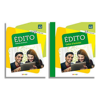 Edito A2 Livre de  eleve + Cahier d'exercices (комплект)