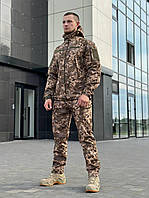 Костюм пиксель Софтшел, Куртка + штаны Sost shell пиксель, костюм утепленный военный пиксель
