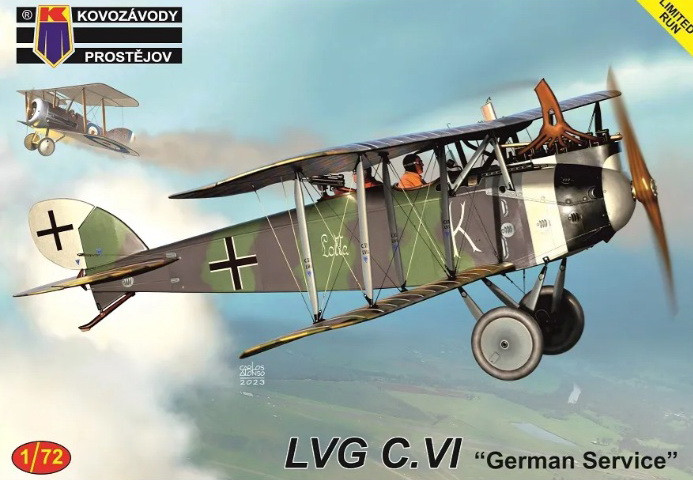 Пластикова модель 1/72 Kovozavody Prostejov 0402 LVG. C.VI. “German Service”