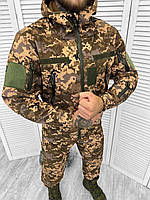 Демисезонная военная форма пикcель, штурмовой костюм осенний, тактическая армейская форма, костюм софтшел зсу