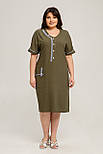 Плаття Емма хакі 56 (101418), фото 3