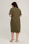 Плаття Емма хакі 56 (101418), фото 5