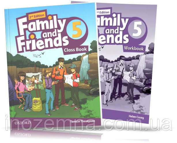 Family and Friends 2nd Edition 5 Class Book + Workbook (комплект)