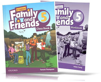 Family and Friends 2nd Edition 5 Class Book + Workbook (комплект)