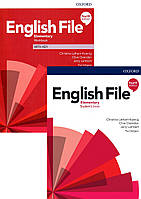 English File 4th Edition Elementary Studen's Book + Workbook (комплект)