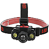 Ліхтарик налобний потужний з usb зарядкою ліхтар на голову світлодіодний акумуляторний BL, налобний ліхтар usb, фото 4