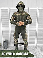 Демисезонный костюм горка мультикам, военная солдатская форма ЗСУ материал саржа, военный костюм горка M
