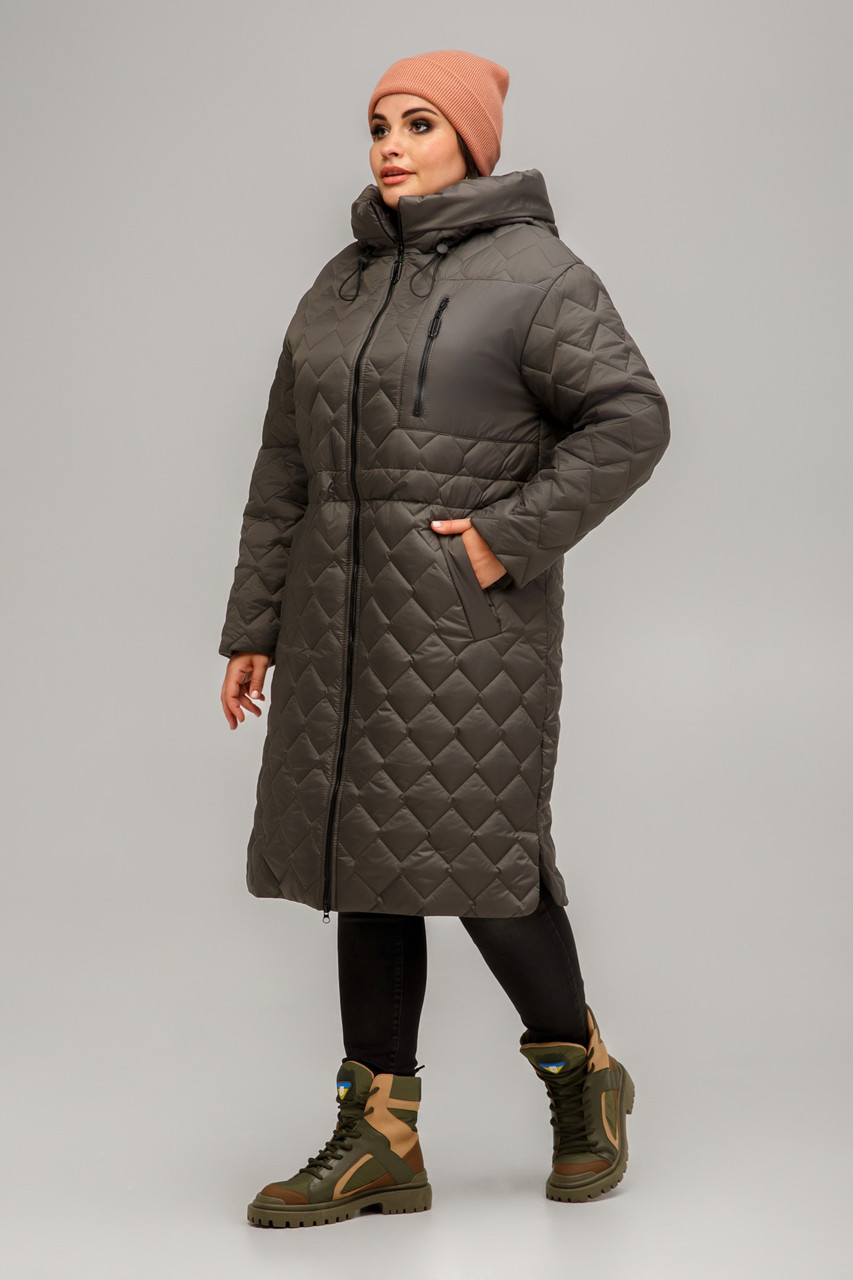 Пальто Новелла хакі 50 (101608), фото 1