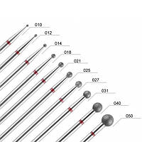 Алмазная фреза DLX "Шар" 2,3 мм (красная)
