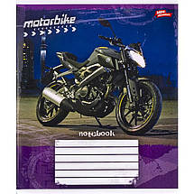 Зошит 24 арк. клітинка "МРІЇ" / Motocycle, фото 5