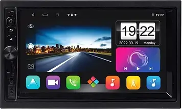 Автомагнітола 2 DIN Sigma CP-4060 DSP 7" екран IPS 2/32 ГБ 8 ядер Android 10 4G WiFi Apple CarPlay AndroidAuto