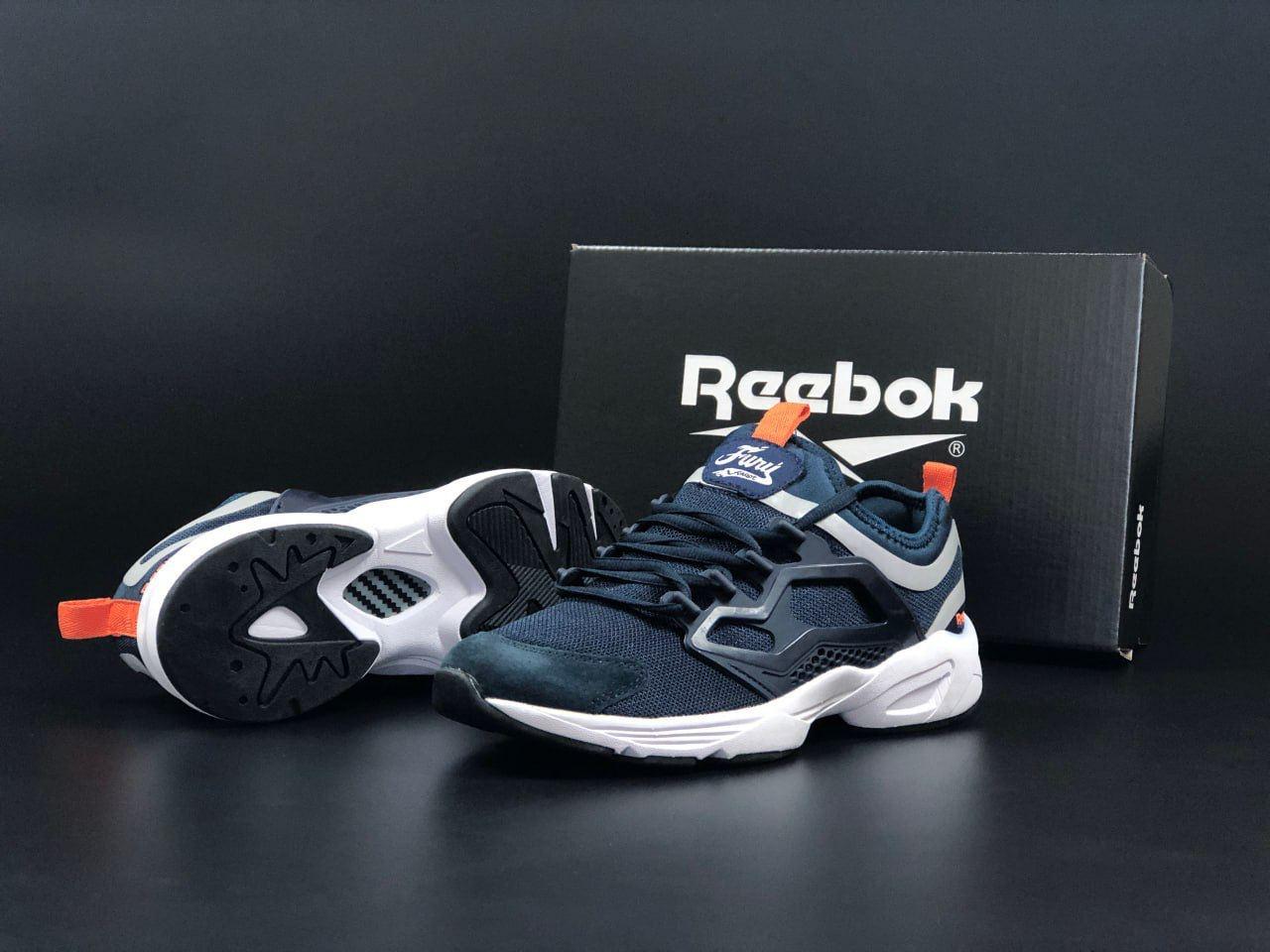Чоловічі кросівки Reebok Fury Adapt для бігу, повсякденні, сітка, замшеві, легкі, літні