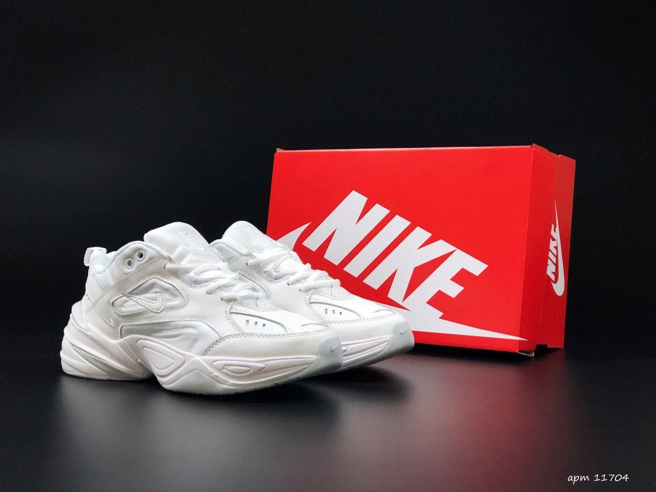 Кросівки Nike M2k Tekno Найк м2 текностильні, повсякденні гарні, білі шкіра