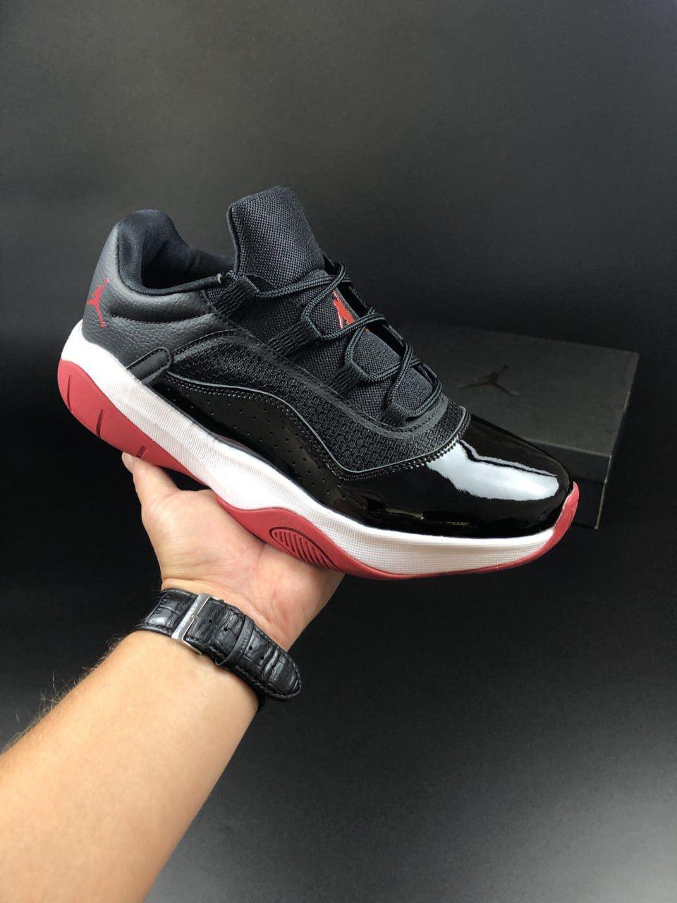 Кросівки Nike Air Jordan 11 cmft Найк Аір Джордан стильні, повсякденні гарні, чорно-білі шкіра