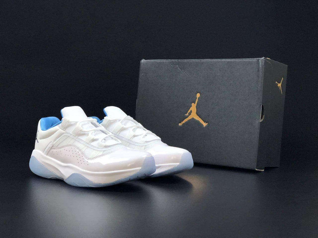 Кросівки Nike Air Jordan 11 cmft Найк Аir Джордан стильні, повсякденні гарні, білі шкіра