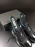 Кросівки Nike Air Jordan 11 cmft Найк Аір Джордан стильні, повсякденні гарні, чорні шкіра, фото 6
