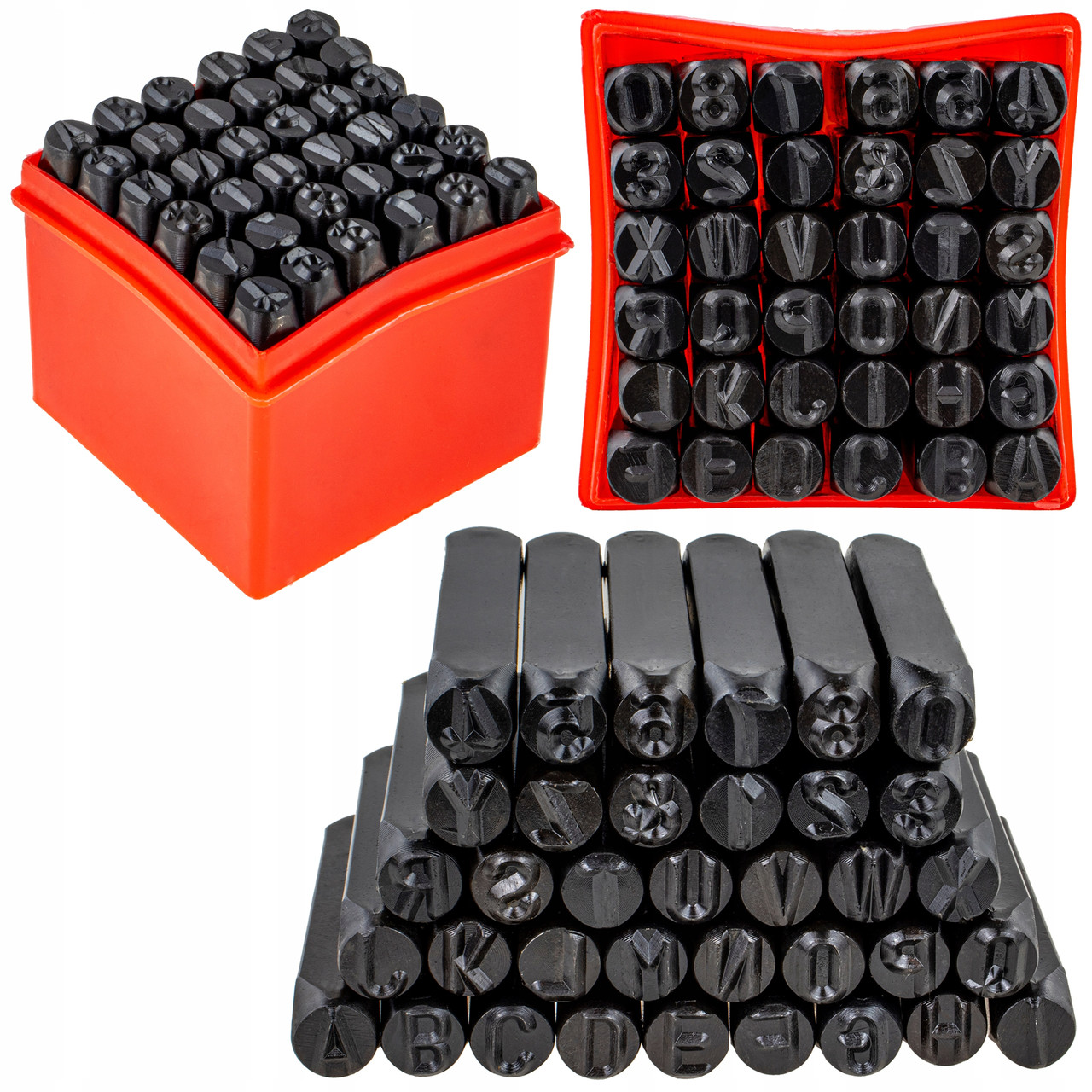 Клейма букв + цифрові 8мм 36шт Vorfal V07772