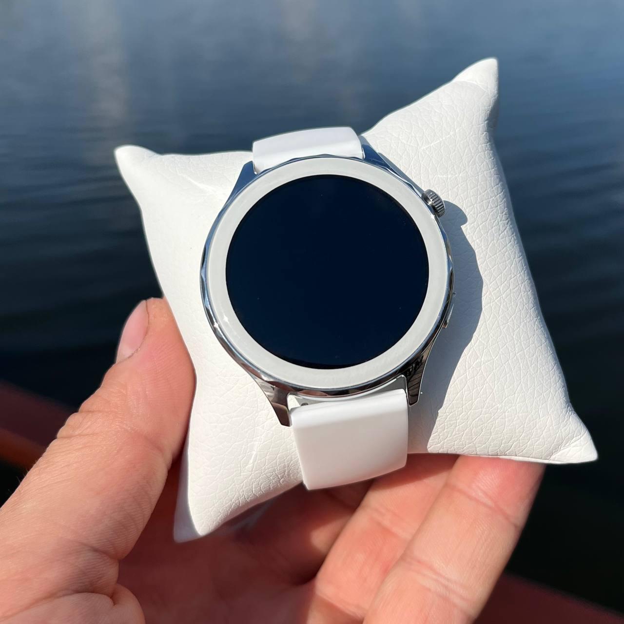 Жіночий смарт-годинник Smart Watch Silver фітнес смарт годинник білий класичний