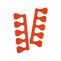 Розділювачі для пальців ніг (розпірки), 1 пара, червоні