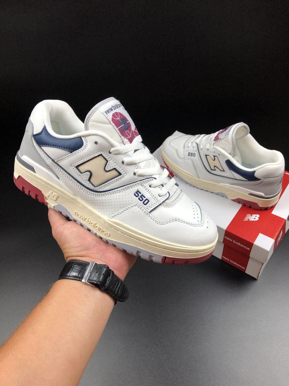Чоловічі кросівки New Balance 550 повсякденні, стильні, демісезонні зручні