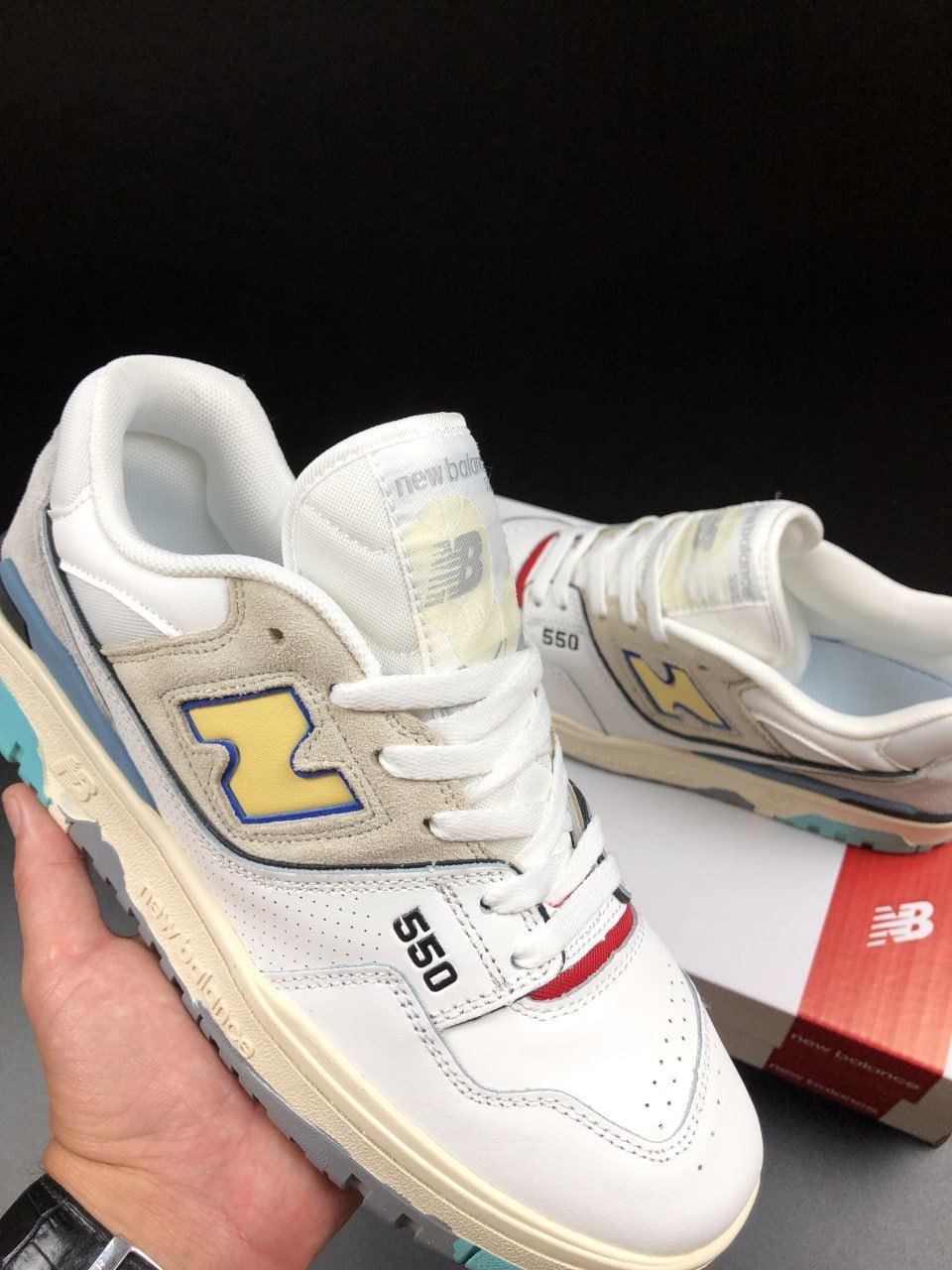 Чоловічі кросівки New Balance 550 повсякденні, стильні, демісезонні зручні