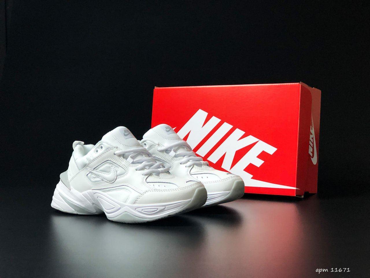 Кросівки Nike M2k Tekno Найк м2 текностильні, повсякденні гарні, білі шкіра
