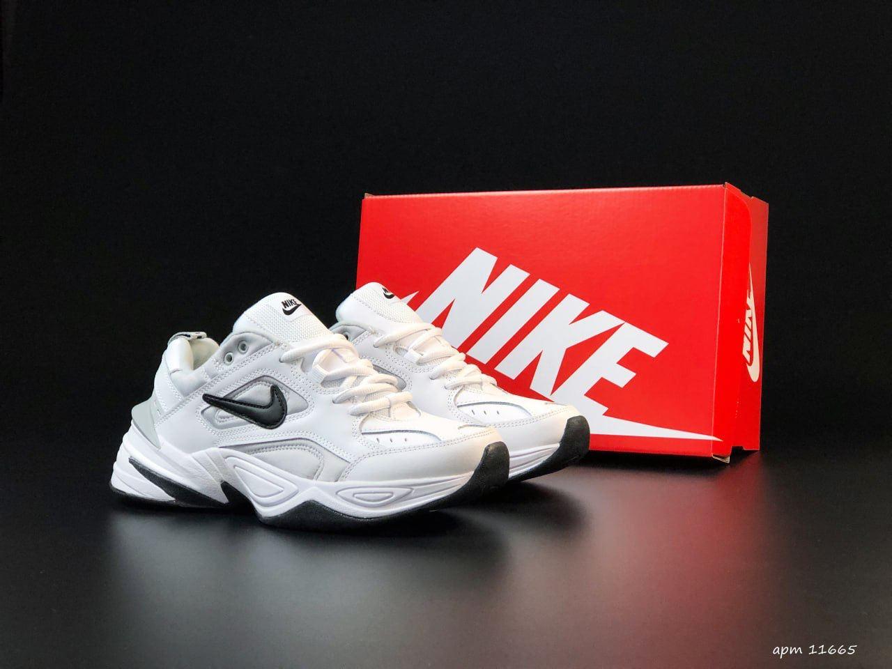 Кросівки Nike M2k Tekno Найк м2 текностильні, повсякденні гарні, білі шкіра