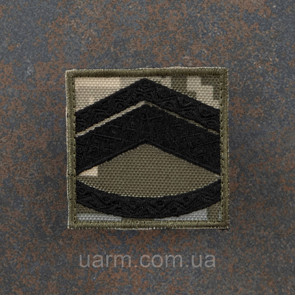 Погон НАТО майстер-сержант піксель 5.0 х 5.0