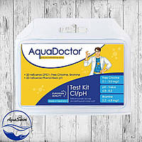 Тестер таблеточный для бассейна pH и Cl AquaDoctor mini (20 тестов)