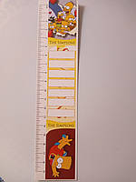 Закладка для книг із лінійкою Сімпсони