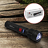 Яскравий ручний ліхтар із зарядкою від usb акумуляторний ліхтарик світлодіодний потужний з лінзою металевий BL X72, фото 2