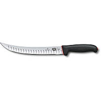 Кухонный нож мясника Victorinox Fibrox Butcher Dual Grip 25 см Черно-красный (5.7223.25D) FV, код: 1709152