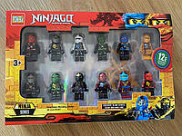 Фигурки лего ніндзяго ninjago ниндзяго фігурки 12шт набір комплект