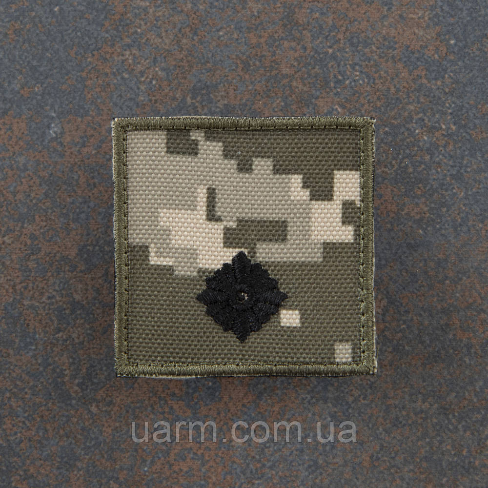 Погон НАТО молодший лейтенант піксель 5.0 х 5.0, фото 1