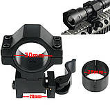 Кріплення швидкознімне універсальне 25.4/30 мм Picatinny/Weaver, фото 6