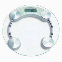 Домашние круглые напольные веса Domotec ACS MS 2003A на 180 кг, электронные с датчик температуры воздуха
