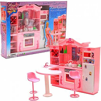 Детская игрушечная мебель Глория Кухня с барной стойкой