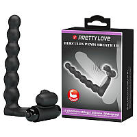 Насадка на член Pretty Love Hercules Vibro Penis Sheath III Black