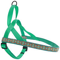Шлея для собак Coastal Ribbon Weave Harness с косточками XXS 1,6х35-40 см Темно-бирюзовый (76 TM, код: 7892862