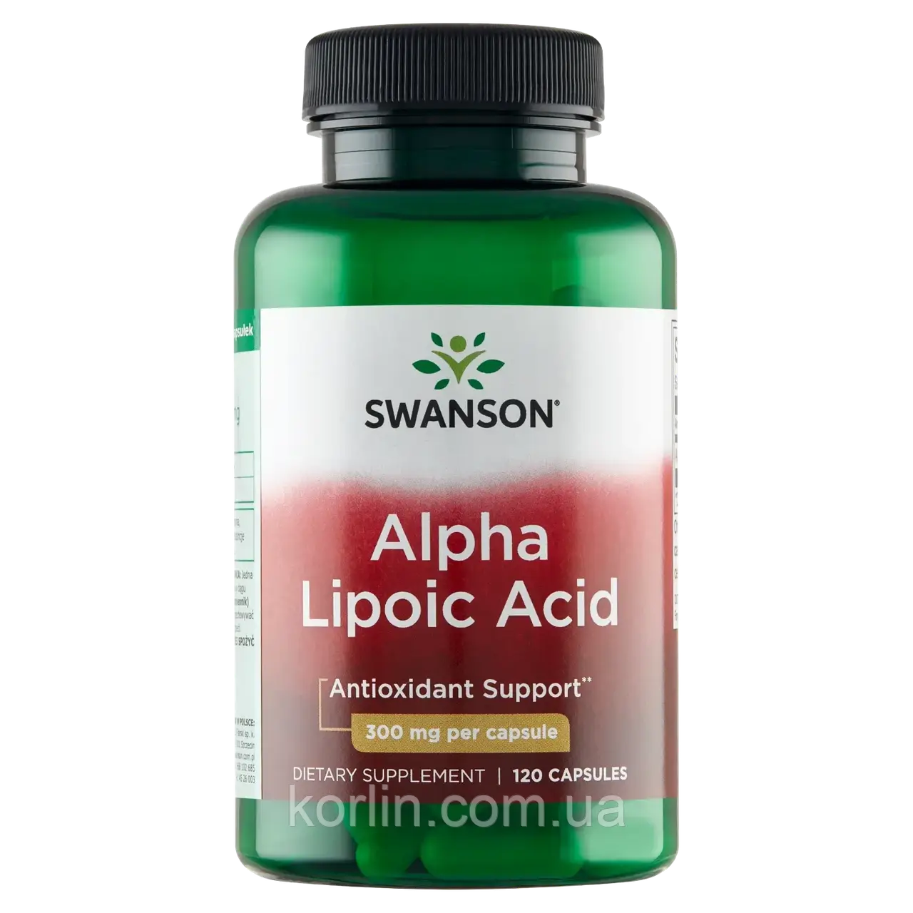 Альфа — Ліпоєва Кислота 300 мг 120 кап Swanson Alpha Lipoic Acid США Доставка з ЄС, фото 1