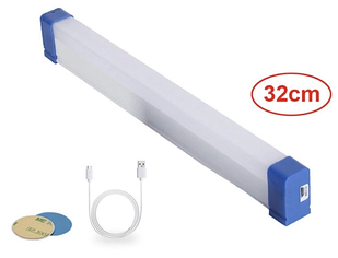 LED-лампа акумуляторна на магнітах + USB TUBE 32 см Т530