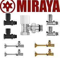 Крани радіаторні MIRAYA LOTUS